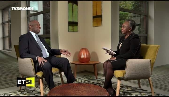 Laurent Gbagbo entretien à Tv5 Monde